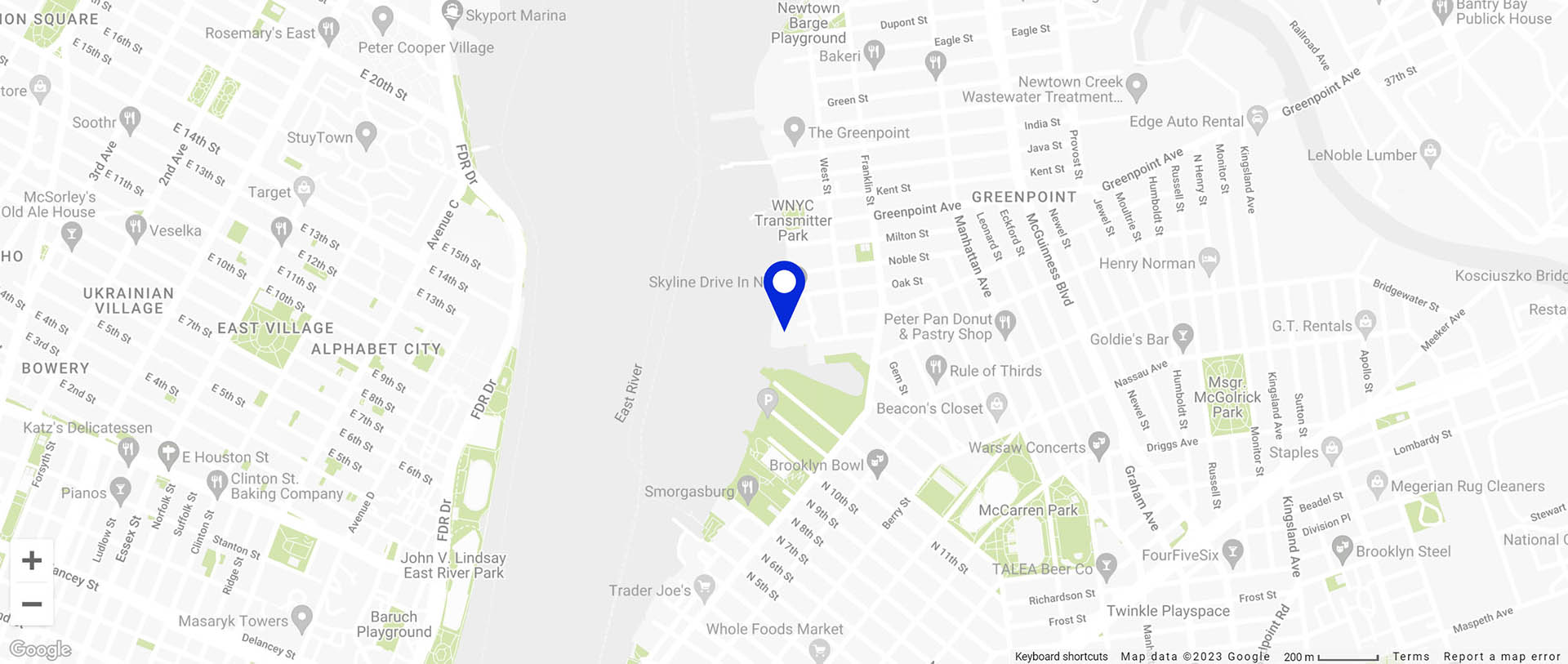 Map of the neighborhood